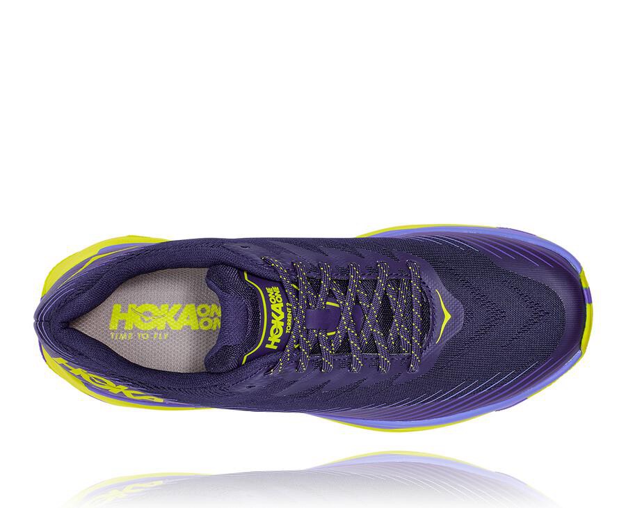 Tenis Hoka One One Trail Hombre Azules/Verdes - Torrent 2 - SHRK16952